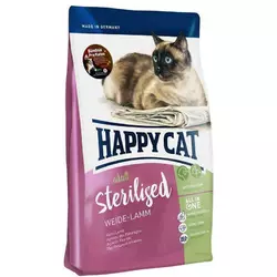Сухий корм Happy Cat Sterilised Weide Lamm для стерилізованих кішок з ягням, 10 кг