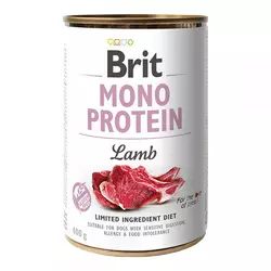 Консерва Бріт Brit Mono Protein Lamb для собак з ягням, 400 г