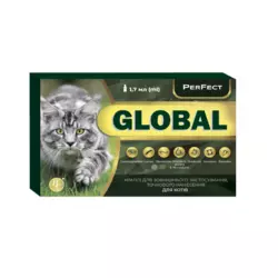Краплі протипаразитарні PerFect Global для кішок (1 шт. - 1.7 мл), Ветсинтез