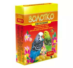 Корм "Золотко" для папуг "Квітковий" 500 г (Круг)
