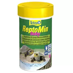 Сухий корм для маленьких водоплавних черепах Tetra в паличках «ReptoMin Baby» 100 мл