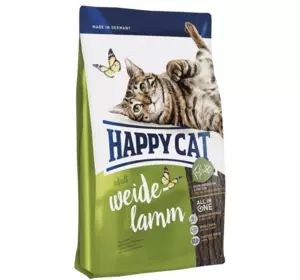 Happy Cat Weide Lamm 4кг корм для кішок з ягням
