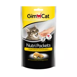 GimCat Nutri 60г - хрусткі подушки для кішок з сиром і таурином (400716 )