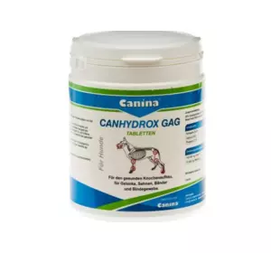 Добавка Canina Canhydrox GAG Forte для кісток та зубів собак, 60 таблеток (100 г)