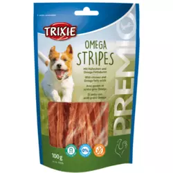 Trixie TX-31536 Premio Omega Stripes 100г - ласощі з курячою грудкою для собак
