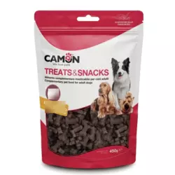 "Camon Treats & Snacks" - ласощі для дресирування собак "Кісточки" шинка, 450г