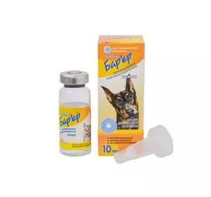 Краплі Бар'єр протимікробні та протизапальні очні для собак та котів 10 мл, Продукт