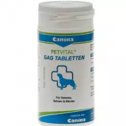 Глюкозамін Canina Petvital GAG Tabletten з екстрактом мідій для собак, 180 таблеток
