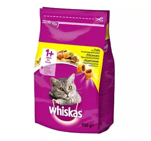 Сухий корм Whiskas (Віскас) для дорослих котів з куркою, 800 г