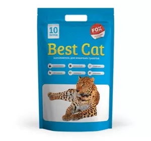 Силікагелєвий наповнювач Бест Кет для котячого туалету Best Cat Blue 10 літрів