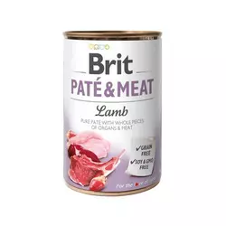 Вологий корм Бріт Brit Care Paté & Meat Dog Lamb для собак з ягням 400 г