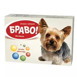 Вітаміни Браво таблетки №300 для малих собак, Артеріум