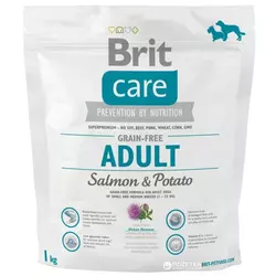 Сухий корм для собак вагою до 25 кг Бріт Brit Care GF Adult Salmon & Potato 1 кг