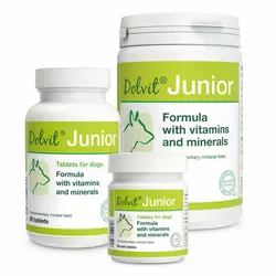 Вітамінно-мінеральна добавка для собак Dolvit Junior, 90 таб. (вітаміни)