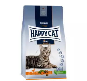 Сухий корм для дорослих кішок Happy Cat Culinary Land Ente зі смаком качки, 4 кг
