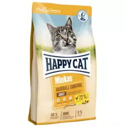 Сухий корм для дорослих кішок Happy Cat Minkas Hairball Control для виведення шерсті з птицею 1.5 кг