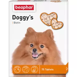 Вітамінізовані ласощі Beaphar Doggy's Biotin Доггіс Біотин з біотином для собак (75 шт)