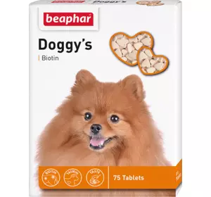 Вітамінізовані ласощі Beaphar Doggy's Biotin Доггіс Біотин з біотином для собак (75 шт)
