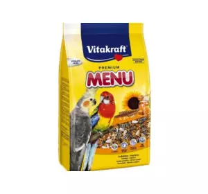 Корм для німф та великих папуг "Vitakraft Premium Menu"1кг