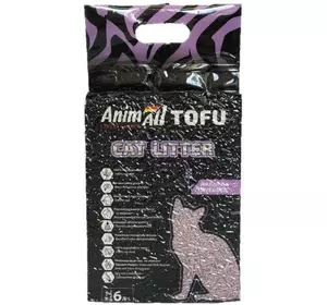 Наповнювач для котячого туалету AnimAll Тофу з ароматом лаванди Соєвий комкуючий 4,66 кг (10 л)