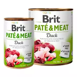 Brit Pete & Meat Duck Консерви для собак з качкою / 400 гр
