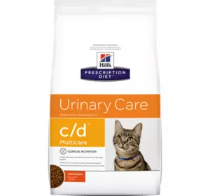 Лікувальний сухий корм для котів hill's Prescription Diet Feline Urinary Care c/d Multicare Chicken 5 кг