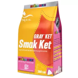 "Smak Ket" - мультивітамінні ласощі для котів "Gray Ket", 300 таблеток (Круг)
