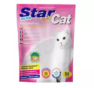 Силікагелевий наповнювач для котячого туалету StarCat Silica Cat Litter 5 л (2,15 кг)