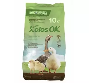 Комбикорм старт для курчат, водоплавної птиці (1-8 тижні) Kolosok 10 кг