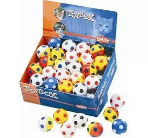 Іграшка для котів і собак м'яч футбольний 4см
