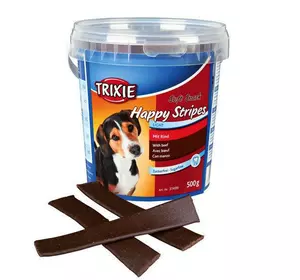 Ласощі для собак Trixie (TX-31499) Happy Stripes з яловичиною 500 г