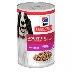Hill's SCIENCE PLAN Adult Вологий Корм для собак з яловичиною - 370 г