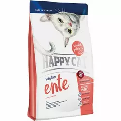 Happy Cat Sensitive качка 4кг корм для кішок з чутливим травленням