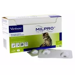 Мілпро Milpro 4 мг/10 мг для кошенят до 2 кг №1 таблетка