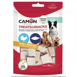 "Camon Treats & Snacks" - ласощі для собак "Сендвіч безглютеновий з куркою та рибою" , 80г