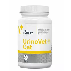 Кормова добавка VetExpert Urinovet Cat (Уриновет Кет) при захворюваннях сечової системи кішок 45 капсул (термін до 05.2025 р)
