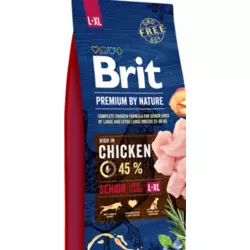 Сухий корм Бріт Brit Premium Senior L+XL для літніх собак великих і гігантських порід, 3 кг