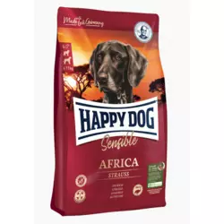 Happy Dog Sensible Africa беззерновой гіпоалергенний корм для собак з м'ясом страуса і картоплею, 4 кг
