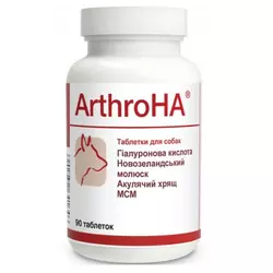 Вітамінно-мінеральна добавка для собак Дольфос АртроНА (ArthroHA) 90 таблеток (хондропротектор)