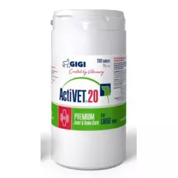 Вітаміни GIGI Акти Вет (глюкозамін, хондроїтин, МСМ) 1т/20кг №240