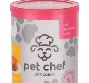 "Carnie Pet Chef"-паштет м'ясний для дорослих собак курка 360 г