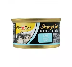 Вологий корм GimCat Shiny Kitten для кошенят, тунець, 70 г