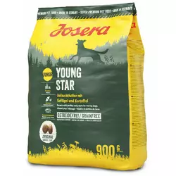 Сухий корм Josera Young Star (Йозера ЯнгСтар) беззерновой корм для цуценят і молодих собак, 900 г