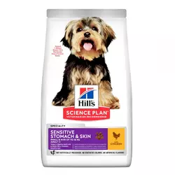 Корм для міні і малих порід собак Хіллс Hills SP Sensitive 1.5 кг з куркою при чутливому шлунку і шкірі