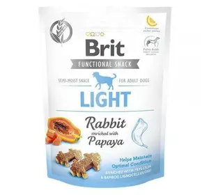Ласощі Brit Care Light для собак кролик з папайей 150 г