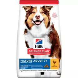 Корм для собак середніх порід Хіллс Hills SP Mature Adult 7+ віком старше 7 років з ягням та рисом 14 кг