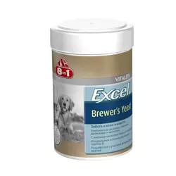 Пивні дріжджі 8 in 1 Excel Brewers Yeast для кішок і собак таблетки 1430 шт