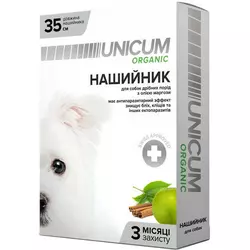 Нашийник UNICUM ORGANIC (Унікум Органік) від бліх та кліщів для собак дрібних порід 35 см