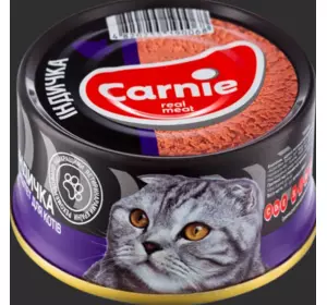 "Carnie Pet Chef"-паштет м'ясний для дорослих котів з індичкою, 95 г