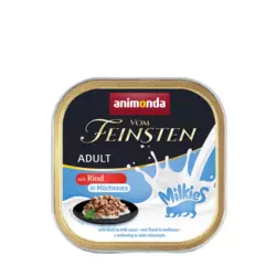 Корм вологий для котів Animonda Vom Feinsten Adult with beef in milk sauce з яловичиною у молочному соусі, 100 г